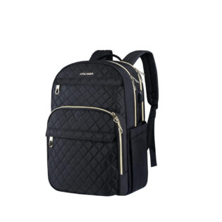 KROSER Laptop Bag 15.6 Inch Water Repellent Nylon USB Port for Work and Travel