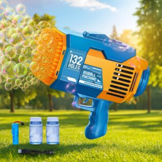 Bazooka Bubble Gun Powerful 132 Holes